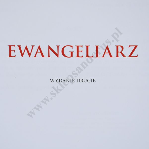 EWANGELIARZ - ZDOBIONA OKŁADKA - 840100