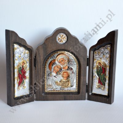 ŚWIĘTA RODZINA - drewniany tryptyk - 84877