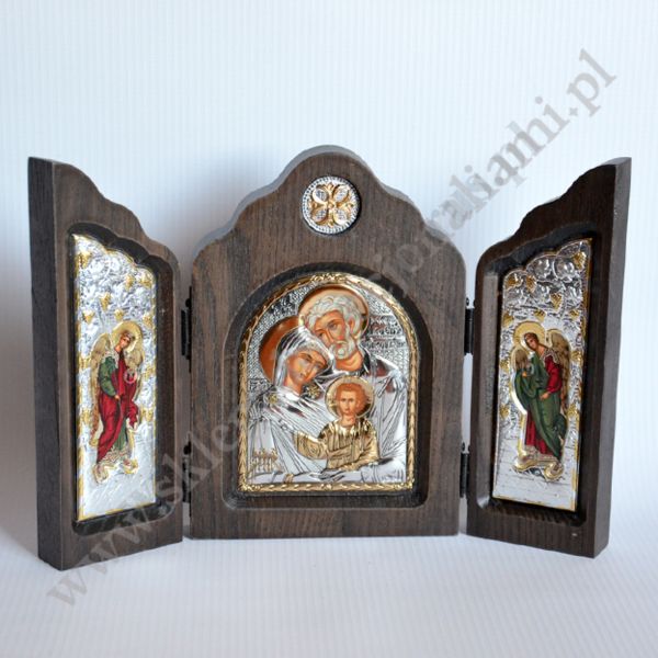 ŚWIĘTA RODZINA - drewniany tryptyk - 84877