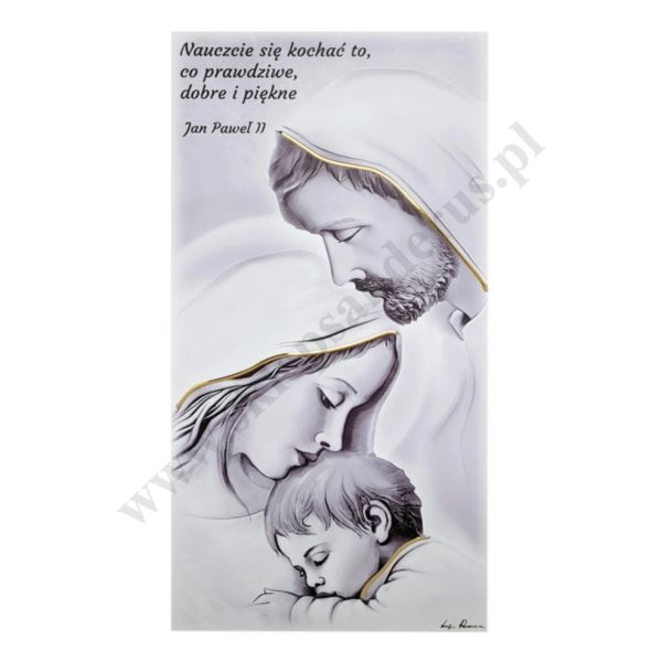 ŚWIĘTA RODZINA - obrazek 12 x 24 cm - ES051912181DPL