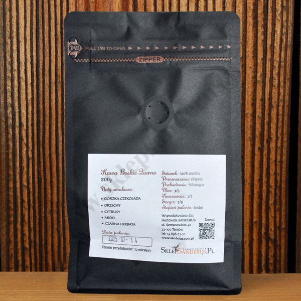 BOSKIE ZIARNO - kawa mielona - 200g - 57024