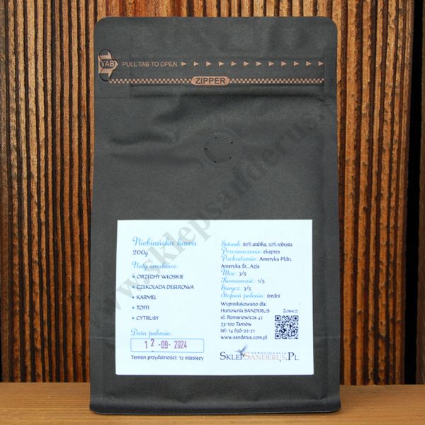 NIEBIAŃSKA KAWA - kawa mielona - 200g - 56040