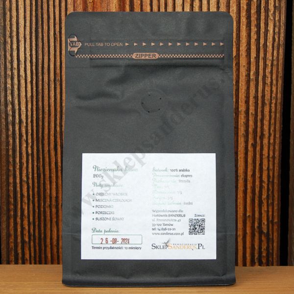NIEZIEMSKA KAWA - kawa mielona - 200g - 59078