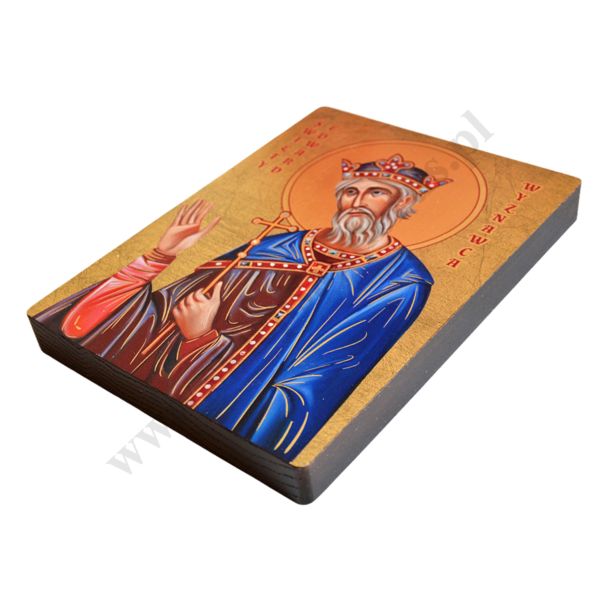 ŚW. EWDARD MĘCZENNIK - ikona 17 x 23 cm - 82137