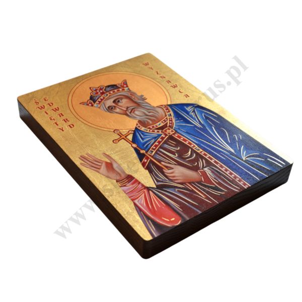 ŚW. EWDARD MĘCZENNIK - ikona 17 x 23 cm - 82137