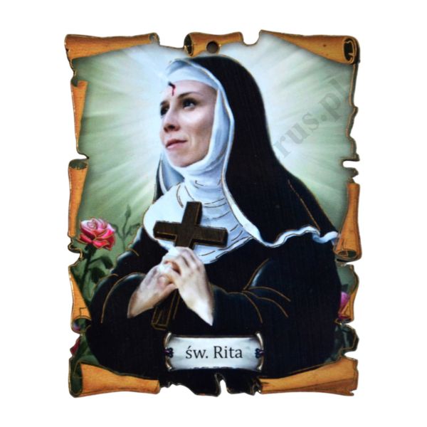 ŚWIĘTA RITA - obrazek 8 x 9.5 cm - 38662