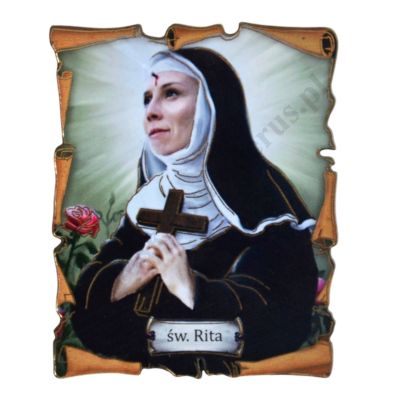 ŚWIETA RITA - obrazek na magnesie 6 x 7.5 cm - 38665