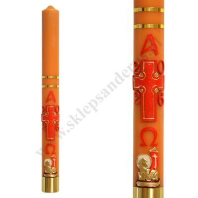 PASCHAŁ PARAFINOWO-WOSKOWY - wys. 75 cm - 79560