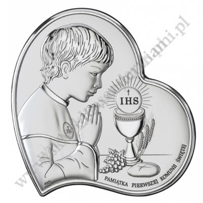 PAMIĄTKA I KOMUNII ŚWIĘTEJ - OBRAZEK SREBRNY - DS03/2XO