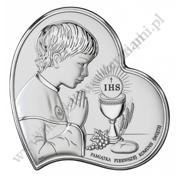 PAMIĄTKA I KOMUNII ŚWIĘTEJ - OBRAZEK SREBRNY - DS03/2XO