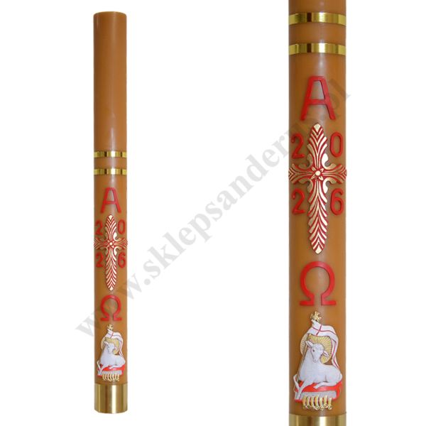 PASCHAŁ PARAFINOWO-WOSKOWY - wys. 100 cm - 2837