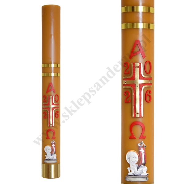 PASCHAŁ PARAFINOWO-WOSKOWY - wys. 75 cm - 66607