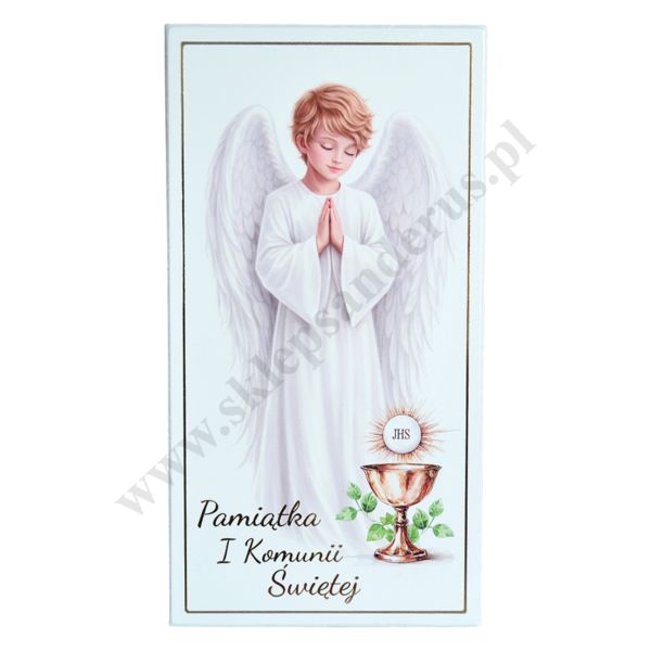 PAMIĄTKA PIERWSZEJ KOMUNII ŚWIĘTEJ - obrazek 10 x 19 cm - 84617
