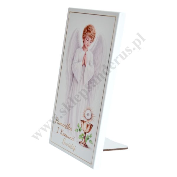 PAMIĄTKA PIERWSZEJ KOMUNII ŚWIĘTEJ - obrazek 10 x 19 cm - 84617