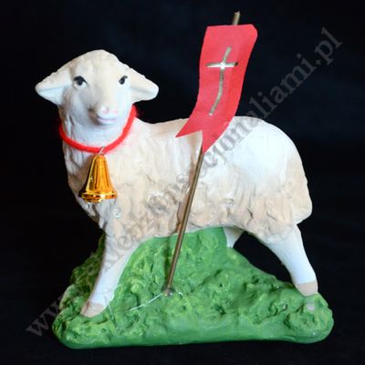 BARANEK WIELKANOCNY STOJĄCY - wys. 10.5 cm - BST13