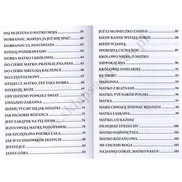 ŚPIEWNIK NA PIELGRZYMKĘ