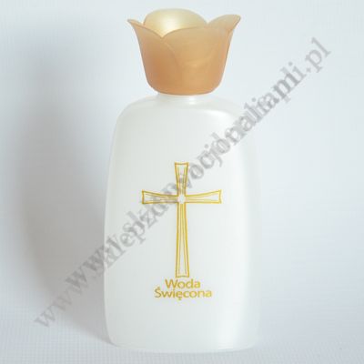 BUTELKA NA WODĘ ŚWIĘCONĄ - wys. 10.7 cm - mix wzorów -  69691