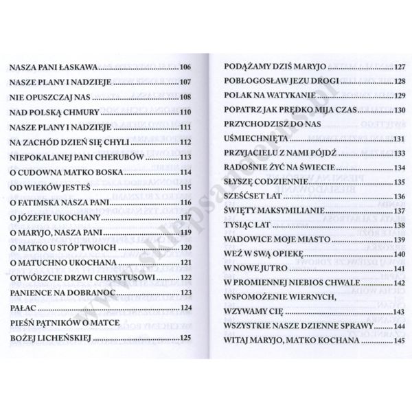 ŚPIEWNIK NA PIELGRZYMKĘ