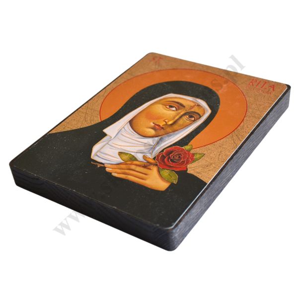 ŚWIĘTA RITA - ikona naklejka na desce - format 14.5 x 19.5 cm - 50150