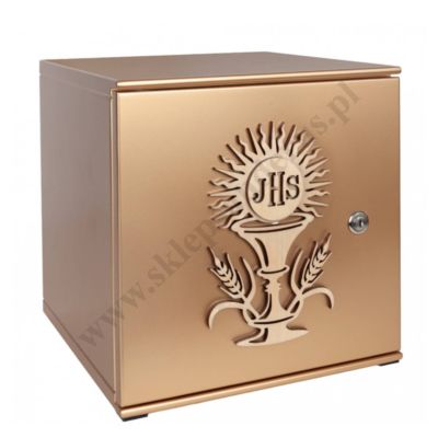TABERNAKULUM ZE SKLEJKI ZŁOCONE - 11179