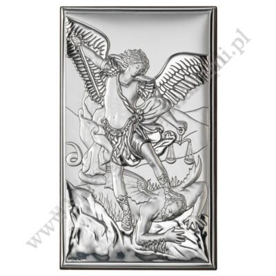 MICHAŁ ARCHANIOŁ - OBRAZEK SREBRNY - 18031/3XL