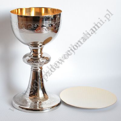 KIELICH MSZALNY + PATENA - 84586