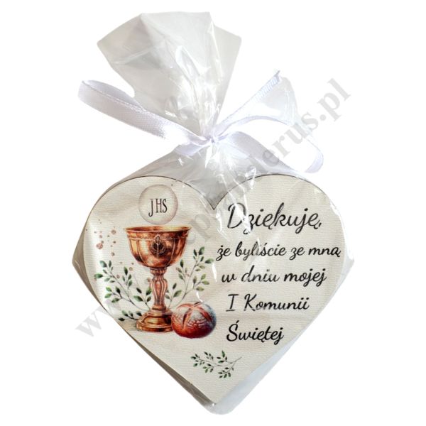 SERCE UPOMINKOWE - magnes 8.4 x 7.5 cm - 90444