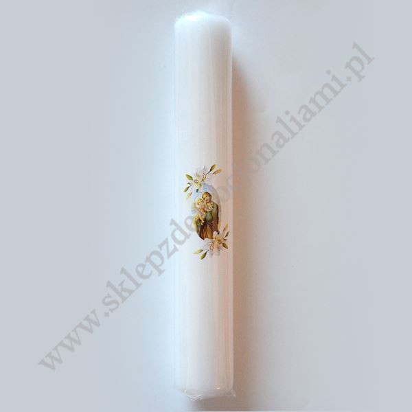 ŚWIECA ŚW. JÓZEF - wys.30 cm - 0326