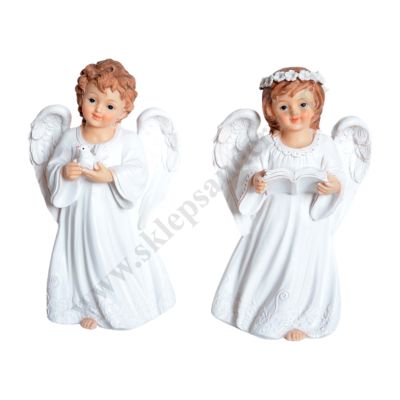 ANIOŁ - wys. 21.5 cm - mix wzorów - 2919