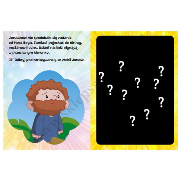 BIBLIJNA ZDRAPYWANKA. JONASZ I WIELKA RYBA