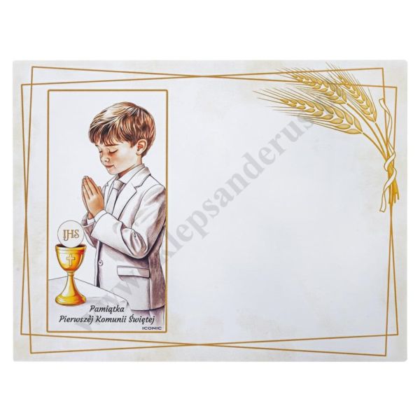 PAMIĄTKA KOMUNIJNA - 20 x 15 cm - IC107K/1O