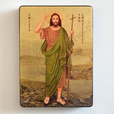 ŚW. JAN CHRZCICIEL  - ikona 12 x 16.5 cm - 51459