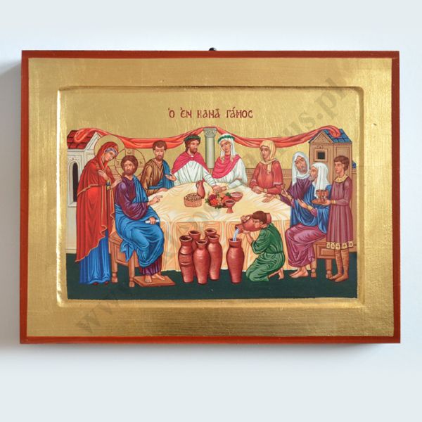 WESELE W KANIE GALILEJSKIEJ - ikona 31 x 24 cm - 88596