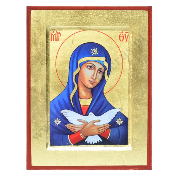 MATKA BOŻA NIOSĄCA DUCHA ŚWIĘTEGO - ikona 18 x 23.5 cm - 91019