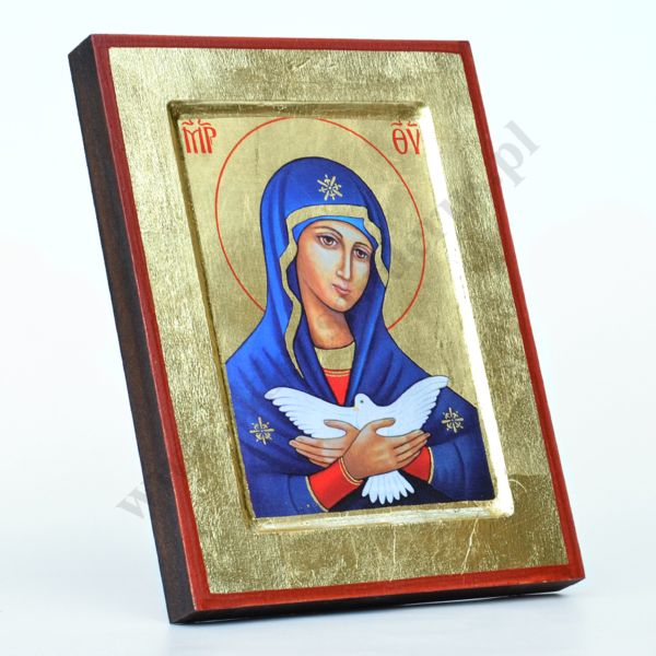 MATKA BOŻA NIOSĄCA DUCHA ŚWIĘTEGO - ikona 18 x 23.5 cm - 91019