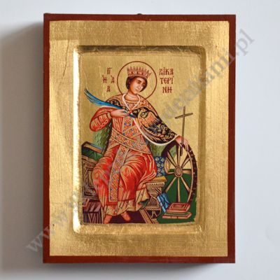 ŚWIĘTA KATARZYNA - ikona 14 x 18 cm - 0533