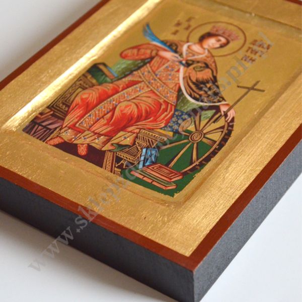 ŚWIĘTA KATARZYNA - ikona 14 x 18 cm - 0533