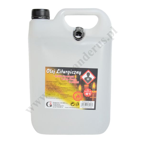 OLEJ PARAFINOWY DO ŚWIEC - 5L + LEJEK - 88314