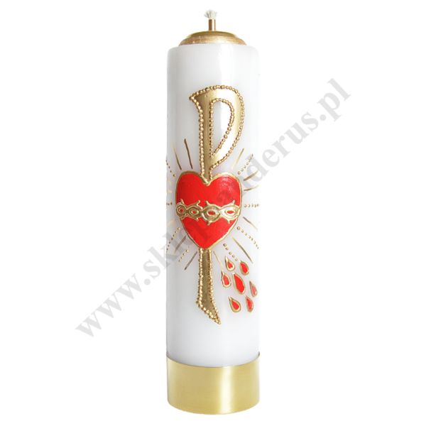 ŚWIECA OŁTARZOWA OLEJOWA - wys. 30 cm - 64951