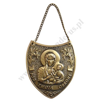 MATKA BOŻA CZĘSTOCHOWSKA - ryngraf wys. 11 cm - 75109