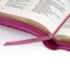 BIBLIA DLA KOBIET - suwak, złocone brzegi kartek, malinowa