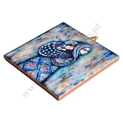 MATKA BOŻA NIEBIESKA - obrazek na ceramice 10 x 10 cm - 57250