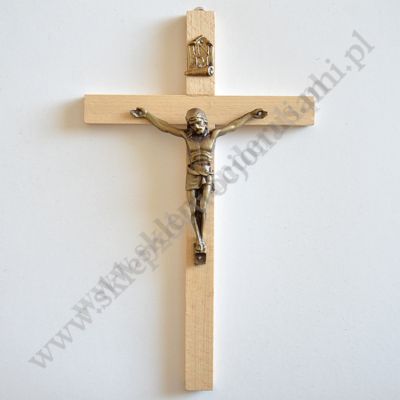 KRZYŻ DREWNIANY - wys. 27.5 cm - 82024