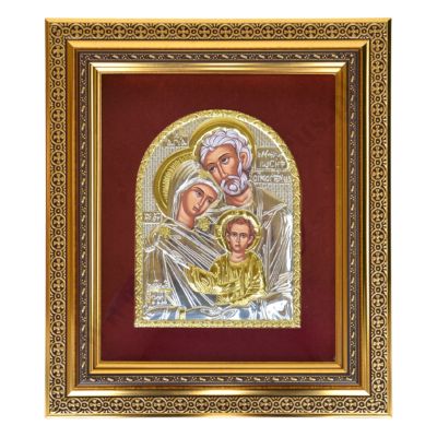 ŚWIĘTA RODZINA - ikona w ramce za szkłem 33 x 38 cm - 1526