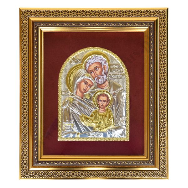 ŚWIĘTA RODZINA - ikona w ramce za szkłem 33 x 38 cm - 1526
