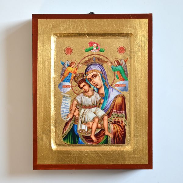 MATKA BOŻA Z DZIECIĄTKIEM "GODNE JEST" - ikona 14 x 18 cm - 2763