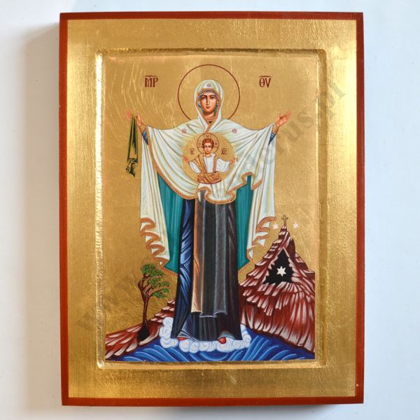 MATKA BOŻA Z GÓRY KARMEL - ikona 24 x 31 cm - 30047