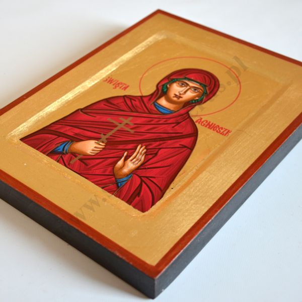 ŚWIĘTA AGNIESZKA - ikona 17.7 x 23 cm - 85632