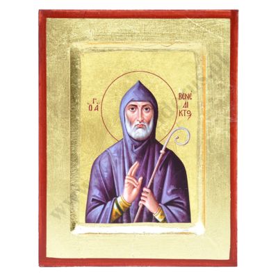 ŚWIĘTY BENEDYKT - ikona 14 x 18 cm - 91020