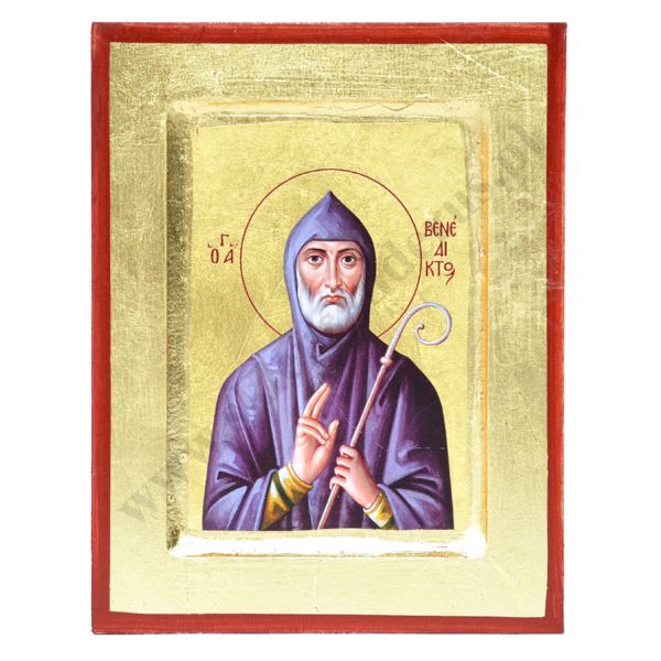 ŚWIĘTY BENEDYKT - ikona 14 x 18 cm - 91020